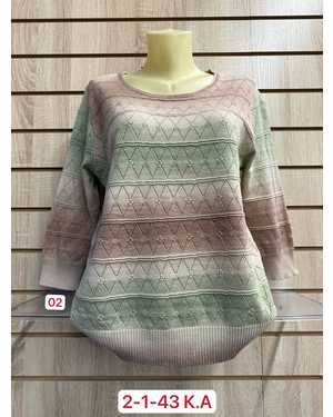 КОФТА БОЛЬШЕМЕРЯТ ТКАНЬ 70% COTTON, 10% WOOL, 15% ELASTANE, 5% CASHMERA