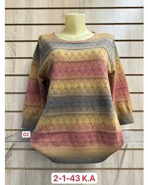 КОФТА БОЛЬШЕМЕРЯТ ТКАНЬ 70% COTTON, 10% WOOL, 15% ELASTANE, 5% CASHMERA