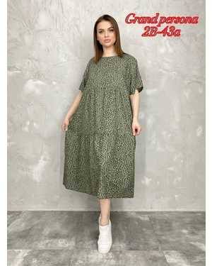 Женское платье. Ткань лен ( с карманами) Размер: 3XL(50-52-54),4XL(52-54-56),5XL(54-56-58),6XL(56-58-60)