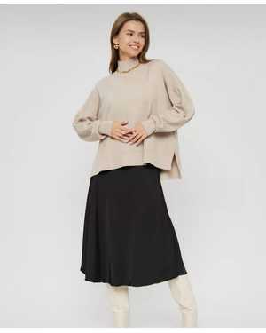 СВИТЕР ТКАНЬ 48% CASHMERE, 29% WOOL, 18% COTTON, 5% ELASTANE