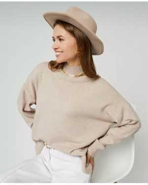 СВИТЕР ТКАНЬ 48% CASHMERE, 29% WOOL, 18% COTTON, 5% ELASTANE
