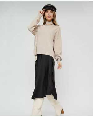 СВИТЕР ТКАНЬ 48% CASHMERE, 29% WOOL, 18% COTTON, 5% ELASTANE