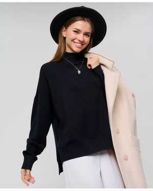 СВИТЕР ТКАНЬ 48% CASHMERE, 29% WOOL, 18% COTTON, 5% ELASTANE