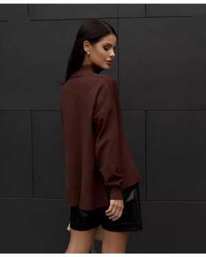 СВИТЕР ТКАНЬ 48% CASHMERE, 29% WOOL, 18% COTTON, 5% ELASTANE
