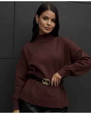 СВИТЕР ТКАНЬ 48% CASHMERE, 29% WOOL, 18% COTTON, 5% ELASTANE