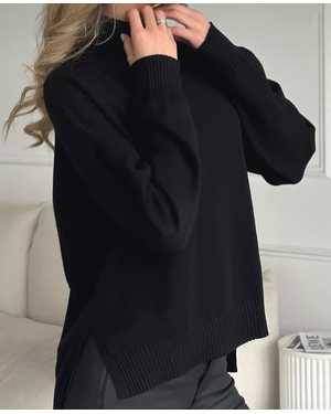 СВИТЕР ТКАНЬ 48% CASHMERE, 29% WOOL, 18% COTTON, 5% ELASTANE