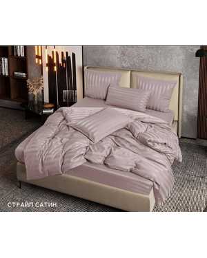 Комплект постельного белья Candies Hotel Ткань: Сатин-Страйп с полосками. Простыня на резинке по кругу(возможно замена на похожее)