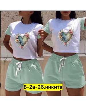 ЖЕНСКИЙ КОСТЮМ ДВОЙКА ТКАНЬ ХЛОПОК