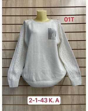 СВИТЕР ТКАНЬ 65% COTTON, 35% POLYESTER