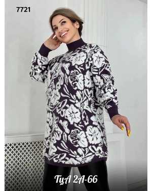 ТУНИКА ТКАНЬ ХЛОПОК, АЛЬПАКА (60% COTTON, 10% VISCOSE, 30% WOOL)