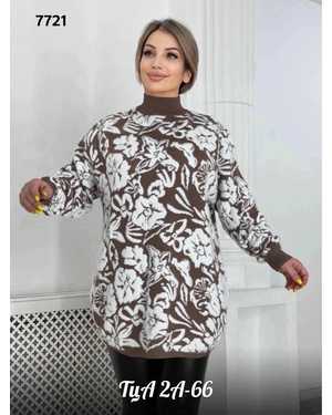 ТУНИКА ТКАНЬ ХЛОПОК, АЛЬПАКА (60% COTTON, 10% VISCOSE, 30% WOOL)