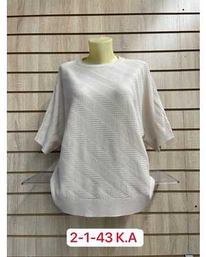 СВИТЕР ТКАНЬ 20% CASHMERE, 70% COTTON, 10% ELASTANE