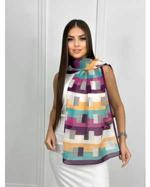 ШАРФ СОСТАВ: 100% CHIFFON РАЗМЕР: 55*165 CM