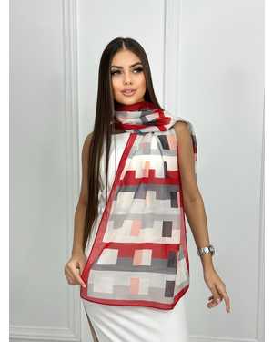 ШАРФ СОСТАВ: 100% CHIFFON РАЗМЕР: 55*165 CM