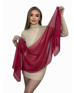 ШАРФ СОСТАВ: 100% CHIFFON РАЗМЕР: 55*165 CM