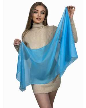 ШАРФ СОСТАВ: 100% CHIFFON РАЗМЕР: 55*165 CM