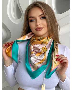 ПЛАТОК СОСТАВ: 100% ШЕЛК РАЗМЕР: 90*90 CM