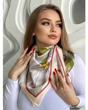 ПЛАТОК СОСТАВ: 100% ШЕЛК РАЗМЕР: 90*90 CM