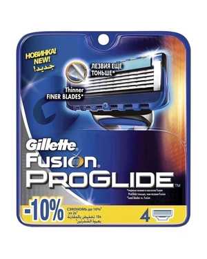 Сменные кассеты Gillette Fusion PROGLIDE 4 шт
