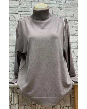 ВОДОЛАЗКА ТКАНЬ 48% CASHMERE, 29% WOOL, 18% COTTON, 5% ELASTANE