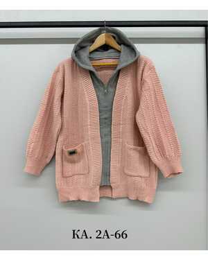 КАРДИГАН ТКАНЬ 60% ХЛОПОК, 10% ВИСКОЗА, 30% ШЕРСТЯНАЯ