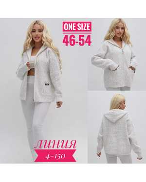 КАРДИГАН ТКАНЬ ВЕЛЮР (80% CASHMERE, 20% WOOL)