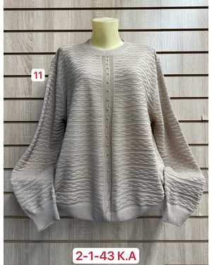 КОФТА ТКАНЬ 45% COTTON, 35% CASHMERE, 10% ANGORA, 10% ELASTANE