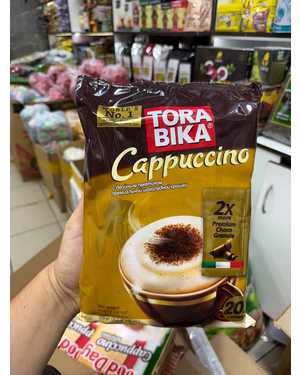Кофе Тора бика Капучино: Koffee TORA BIKA В упаковке 20чаш