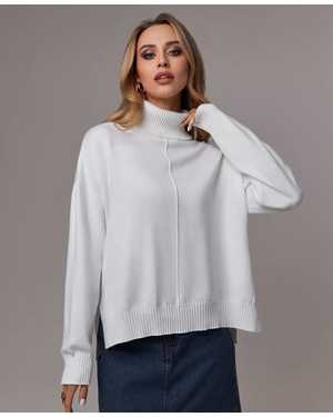 СВИТЕР ТКАНЬ 48% CASHMERE, 29% WOOL, 18% COTTON, 5% ELASTANE