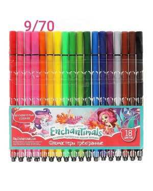 Фломастеры Умка Enchantimals 18 цветов