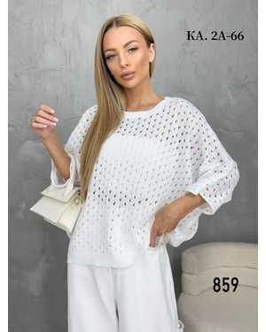 КОФТА ТКАНЬ 60% COTTON, 30% WOOL, 10% VISCOSE
