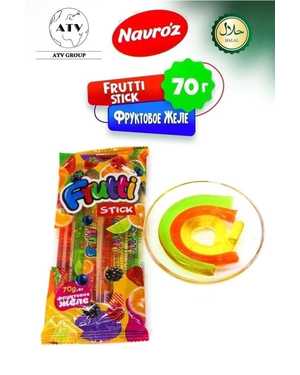 Желе Фруктовый Стик Frutti Stick. NAVROZ 70гр