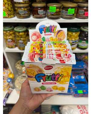 Желе Фрутти в стиках ассорти вкусов Frutti Узбекистан В упаковке 20г 50шт