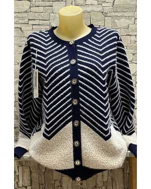 КАРДИГАН ТКАНЬ 48% CASHMERE, 29% WOOL, 18% COTTON, 5% ELASTANE