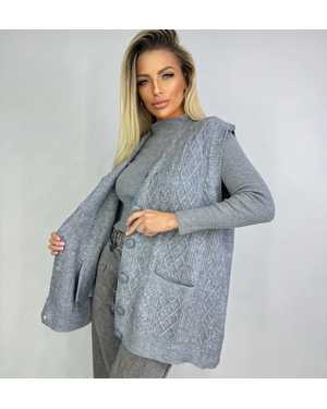 КАРДИГАН ТКАНЬ 48% CASHMERE, 29% WOOL, 18% COTTON, 5% ELASTANE