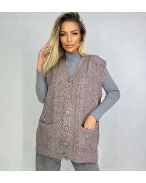 КАРДИГАН ТКАНЬ 48% CASHMERE, 29% WOOL, 18% COTTON, 5% ELASTANE