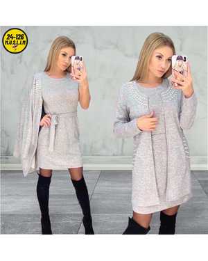 ЖЕНСКИЙ КОСТЮМ ДВОЙКА ТКАНЬ АНГОРА