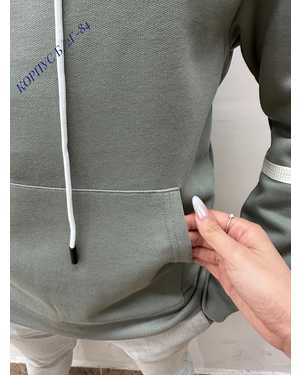 ТОЛСТОВКА ТКАНЬ 38% COTTON, 62% POLYESTER