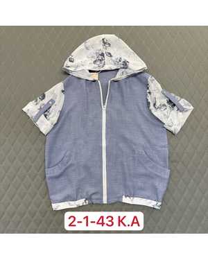 КОФТА ТКАНЬ 65% COTTON, 35% POLYESTER