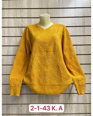 СВИТЕР ТКАНЬ 52% CASHMERE, 28% WOOL, 15% COTTON, 5% ELASTANE