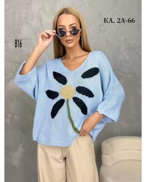 КОФТА ТКАНЬ 60% COTTON, 30% WOOL, 10% VISCOSE