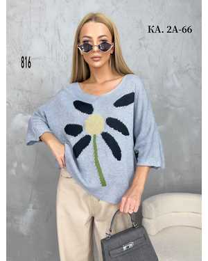 КОФТА ТКАНЬ 60% COTTON, 30% WOOL, 10% VISCOSE