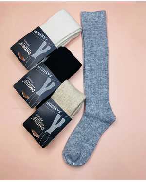 Женские гольфы. Состав:80%wool 15% полистер 5% Спандех Размер: 36-41 В упаковке 10пар