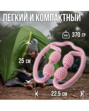 Массажер ручной, роликовый, антицеллюлитный для тела