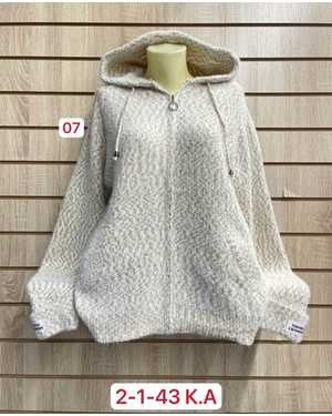 СВИТЕР ТКАНЬ 48%САSHMERA, 29%WOOL, 18%COTTON, 5%ELASTANE