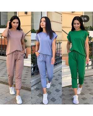 ЖЕНСКИЙ КОСТЮМ ДВОЙКА ТКАНЬ ТУРЕЦКАЯ ДВУХНИТКА