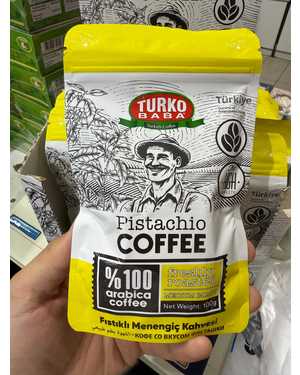 Turko Baba Pistachio Coffee турецкий кофе со вкусом фисташек 100гр