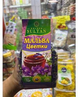 Мальва Цветки сушеные 50гр