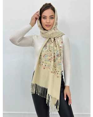 ПАЛАНТИН СОСТАВ: 100% CASHMERE РАЗМЕР: 75*180 CM