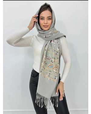 ПАЛАНТИН СОСТАВ: 100% CASHMERE РАЗМЕР: 75*180 CM
